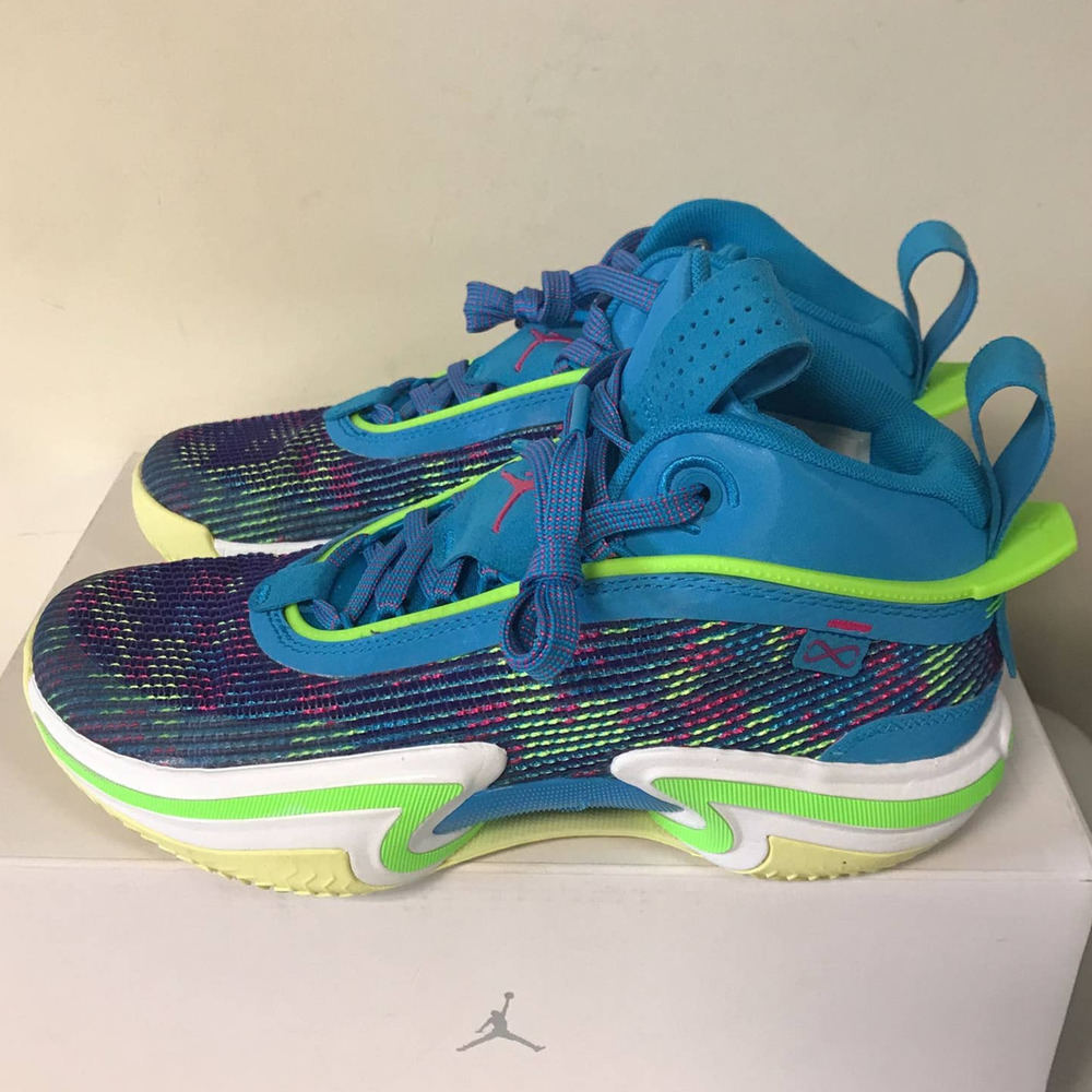 Nike Air Jordan XXXVI Luka (GS) Basketball Boys Shoes, Size 6.5y, Blue - Picture 4 of 11